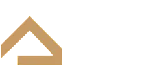 Logo for Advanced Asset Management with a minimalist design featuring a stylized upward arrow and the tagline 'we manage smarter.'