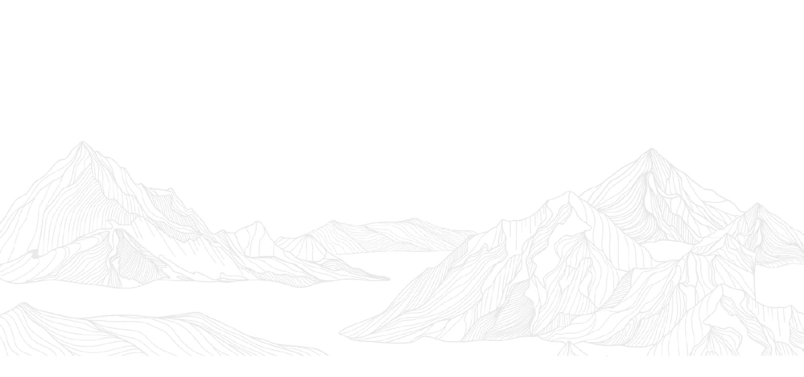 Mountains outline