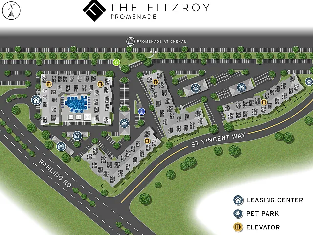 Fitzroy Promenade Property Map
