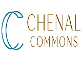 Elegant Chenal Commons logo featuring a stylish turquoise and gold color scheme.