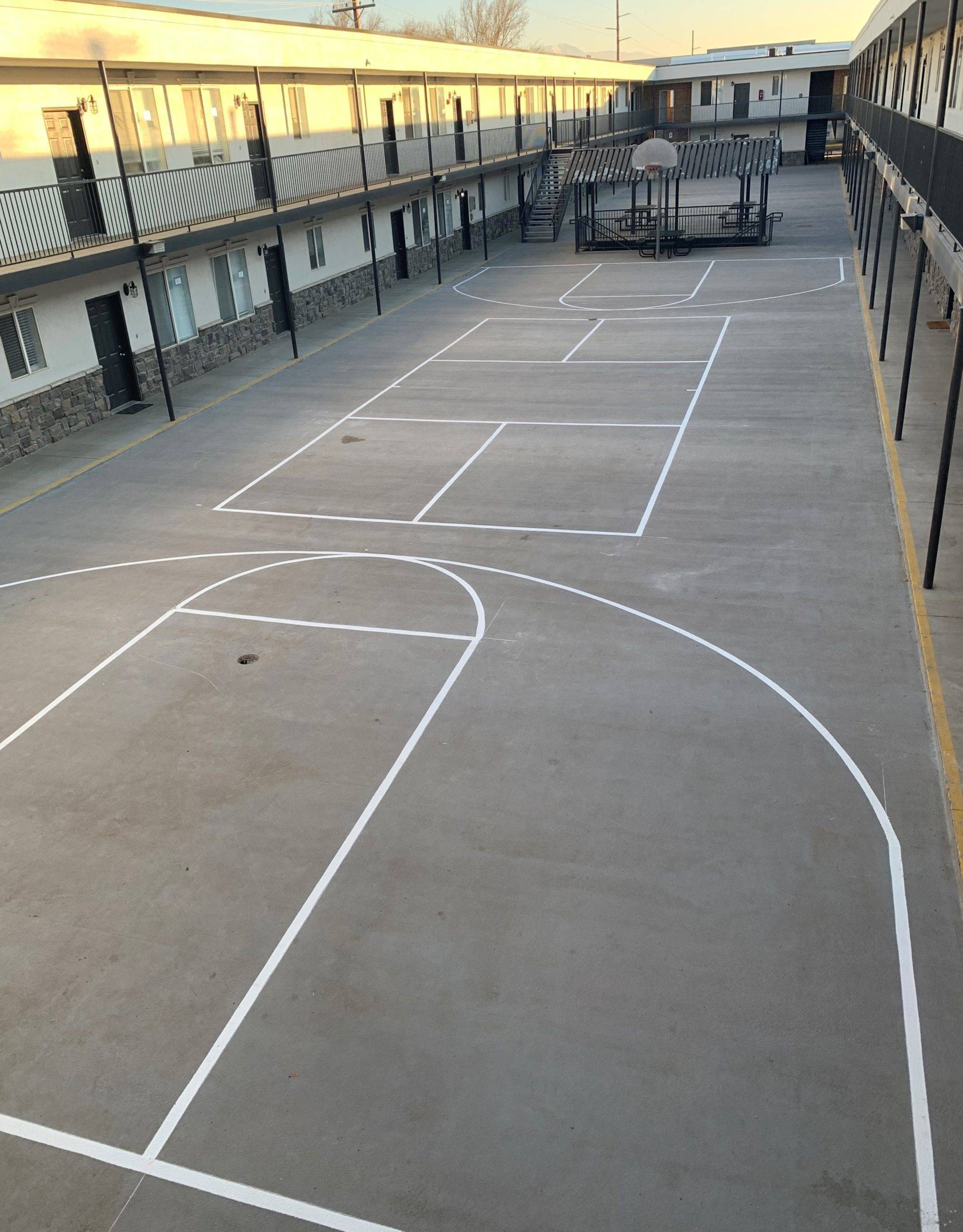Courtside Basketball Court