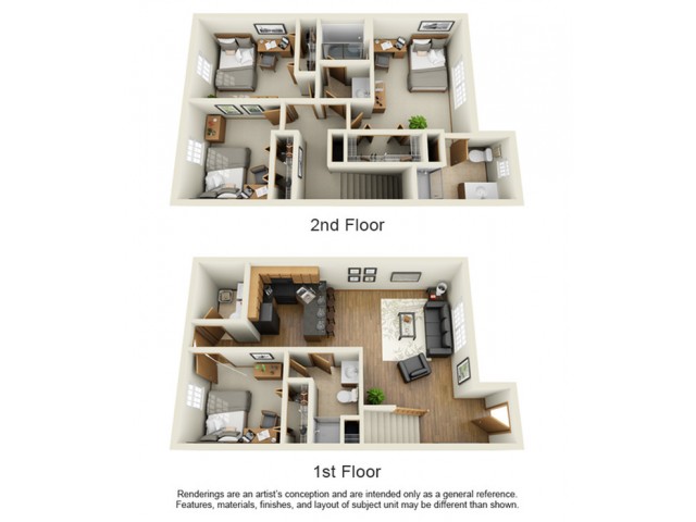 Oaks Luxury Townhomes (71-100) - Townhome 1
