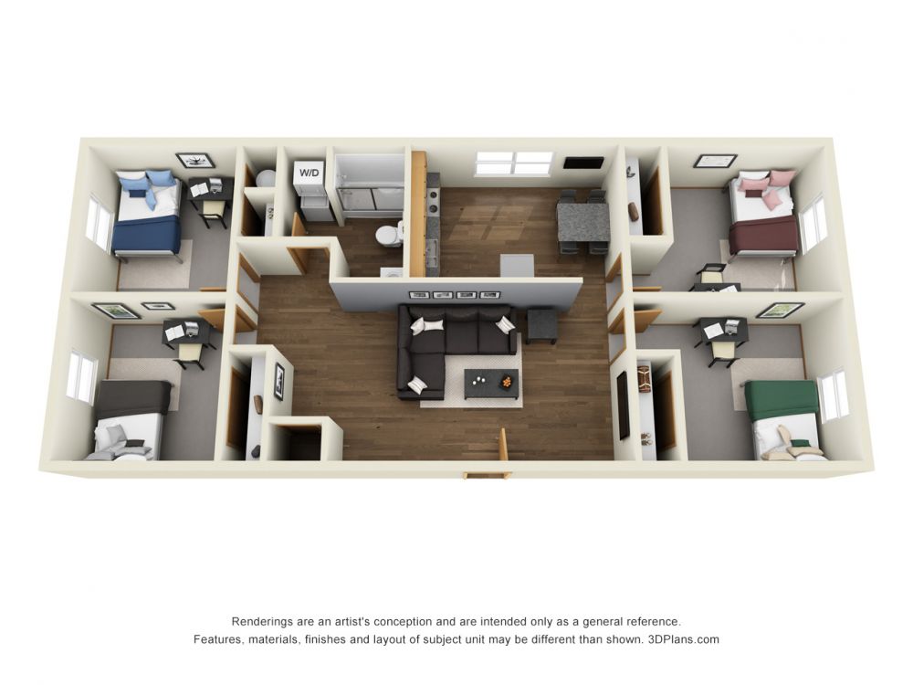501 Fell - 4 Bedroom 1 Bath