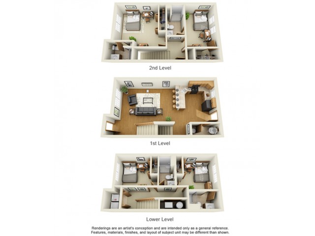 Oaks Luxury Townhomes (71-100) - Townhome 2