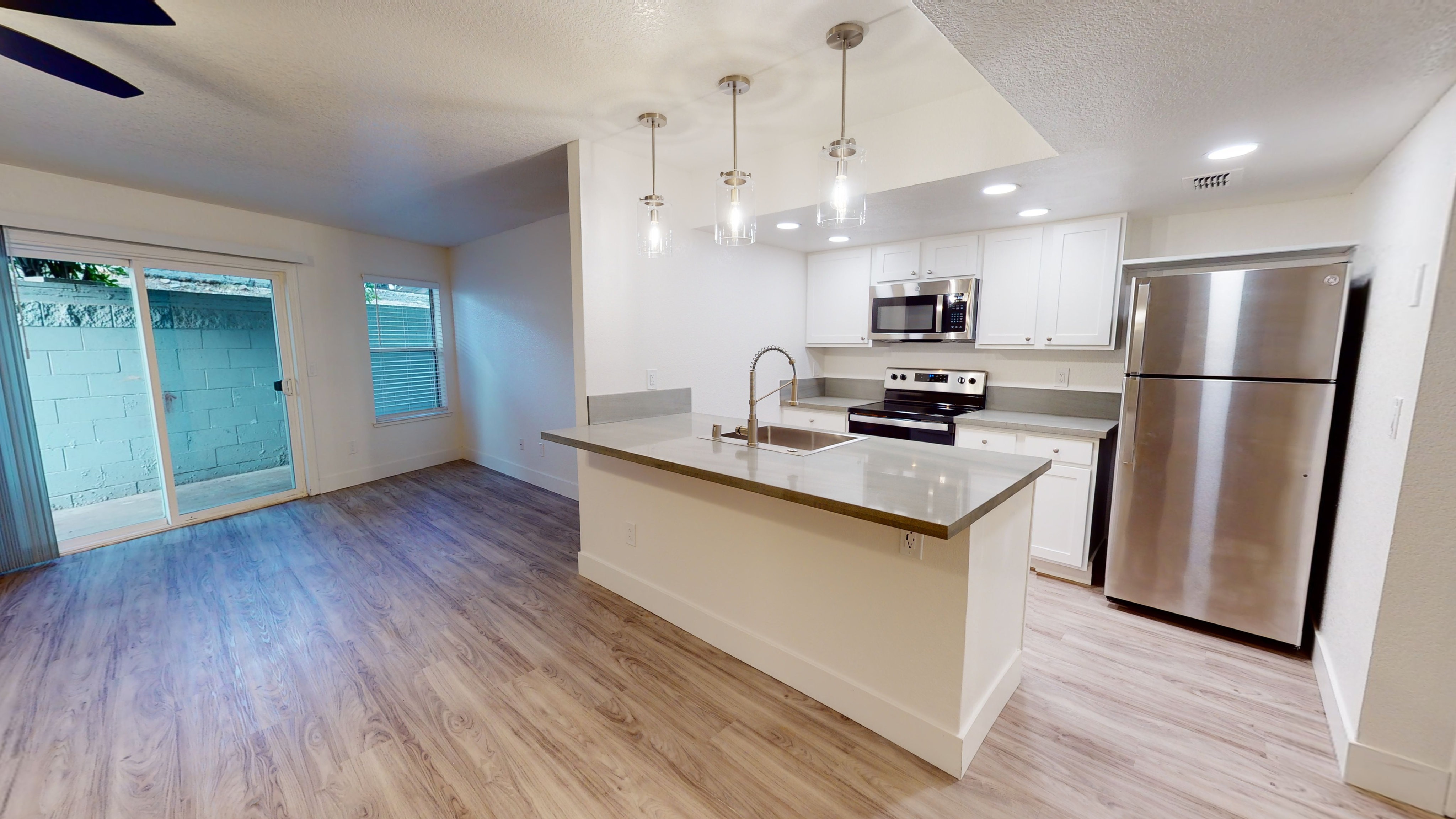 Kitchen and Living Room
