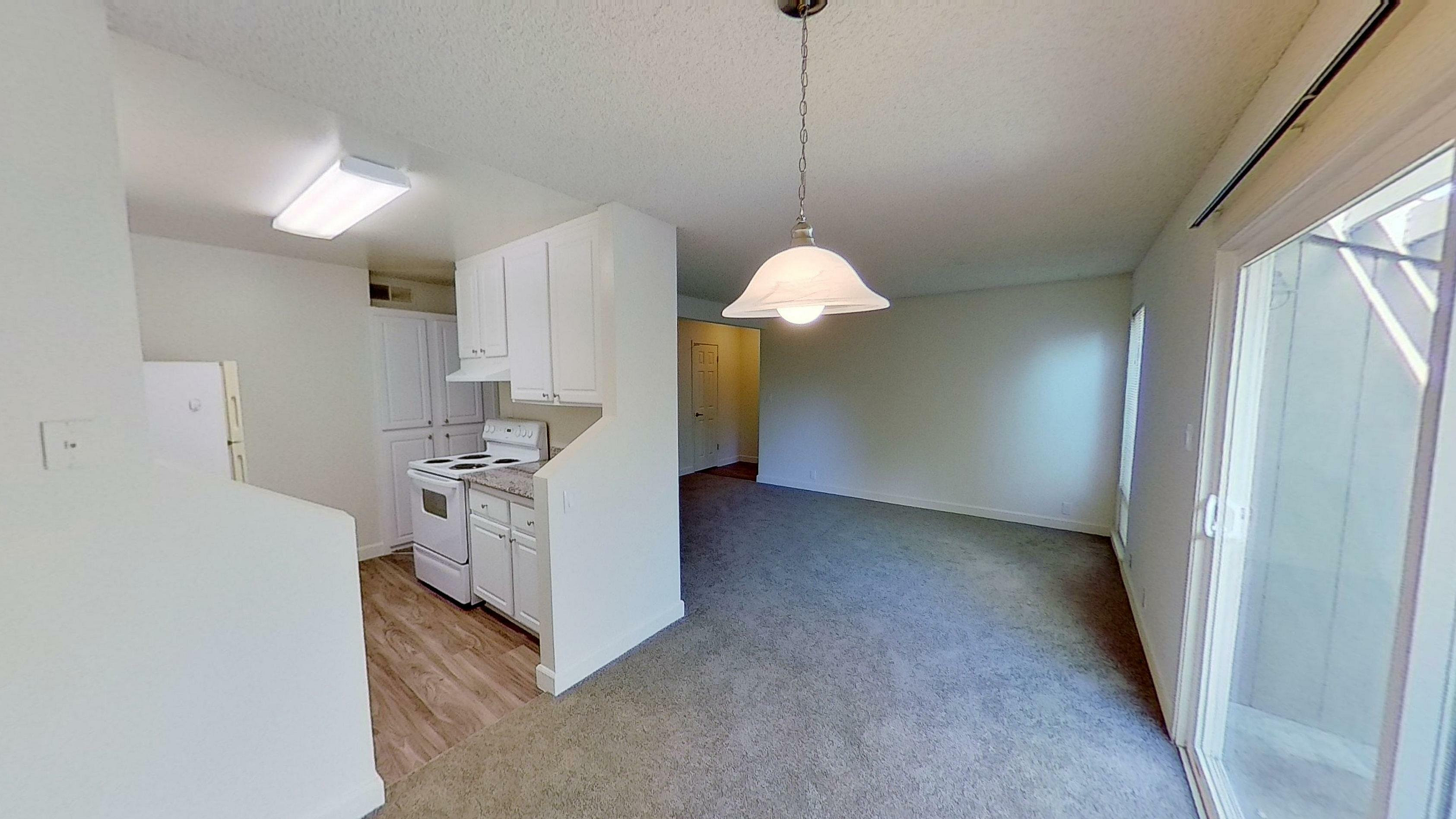 Shared kitchen and dining room