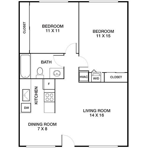 Aspen 2 bedroom apartment | Boulder Creek Apartments