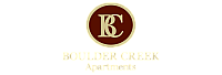 Logo of Boulder Creek Apartments featuring elegant initials BC in a circle, embodying sophistication and style.