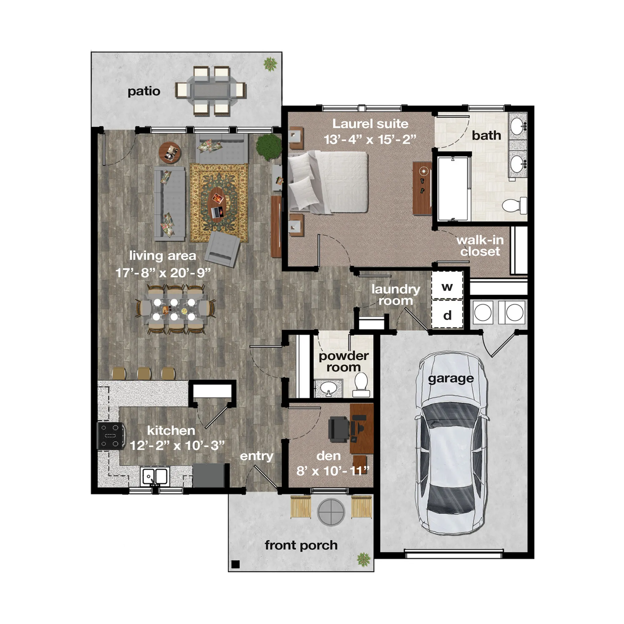 Burr Oak Commons | Laurel Floor Plan