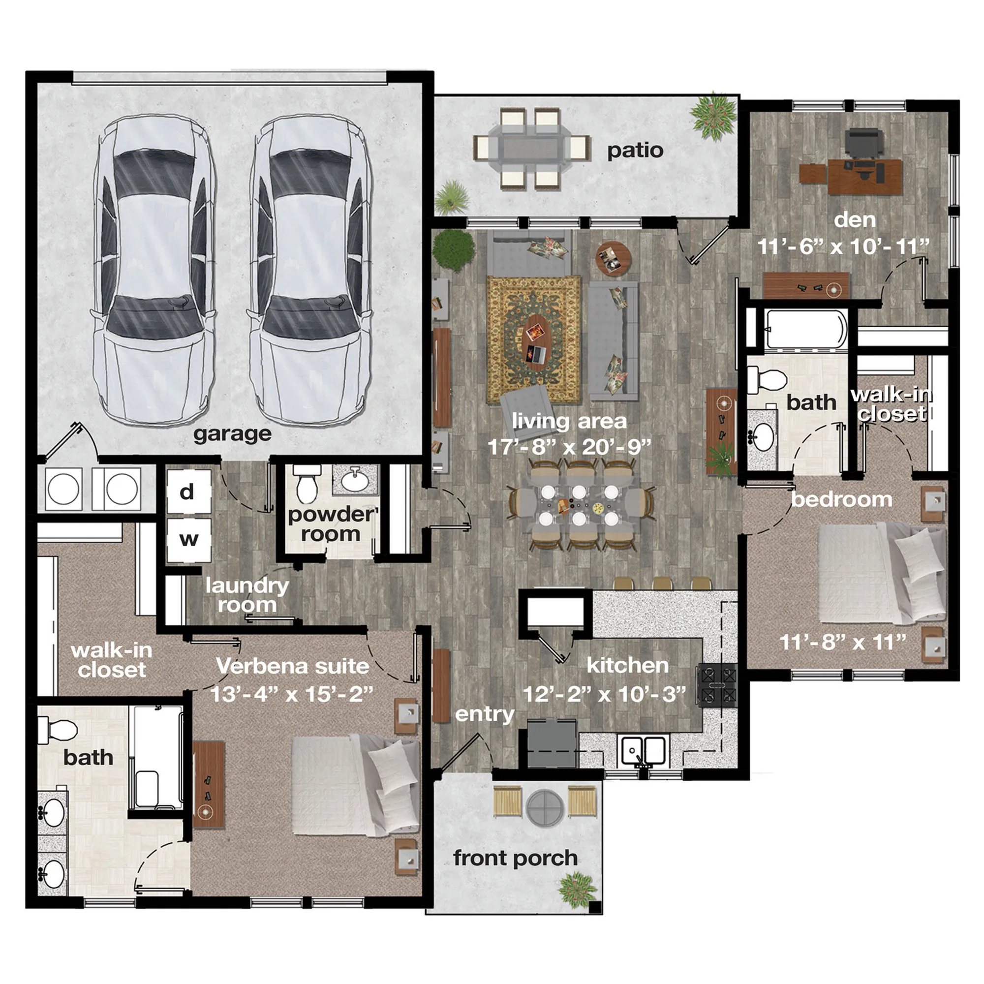 Burr Oak Commons | Verbena Floor Plan