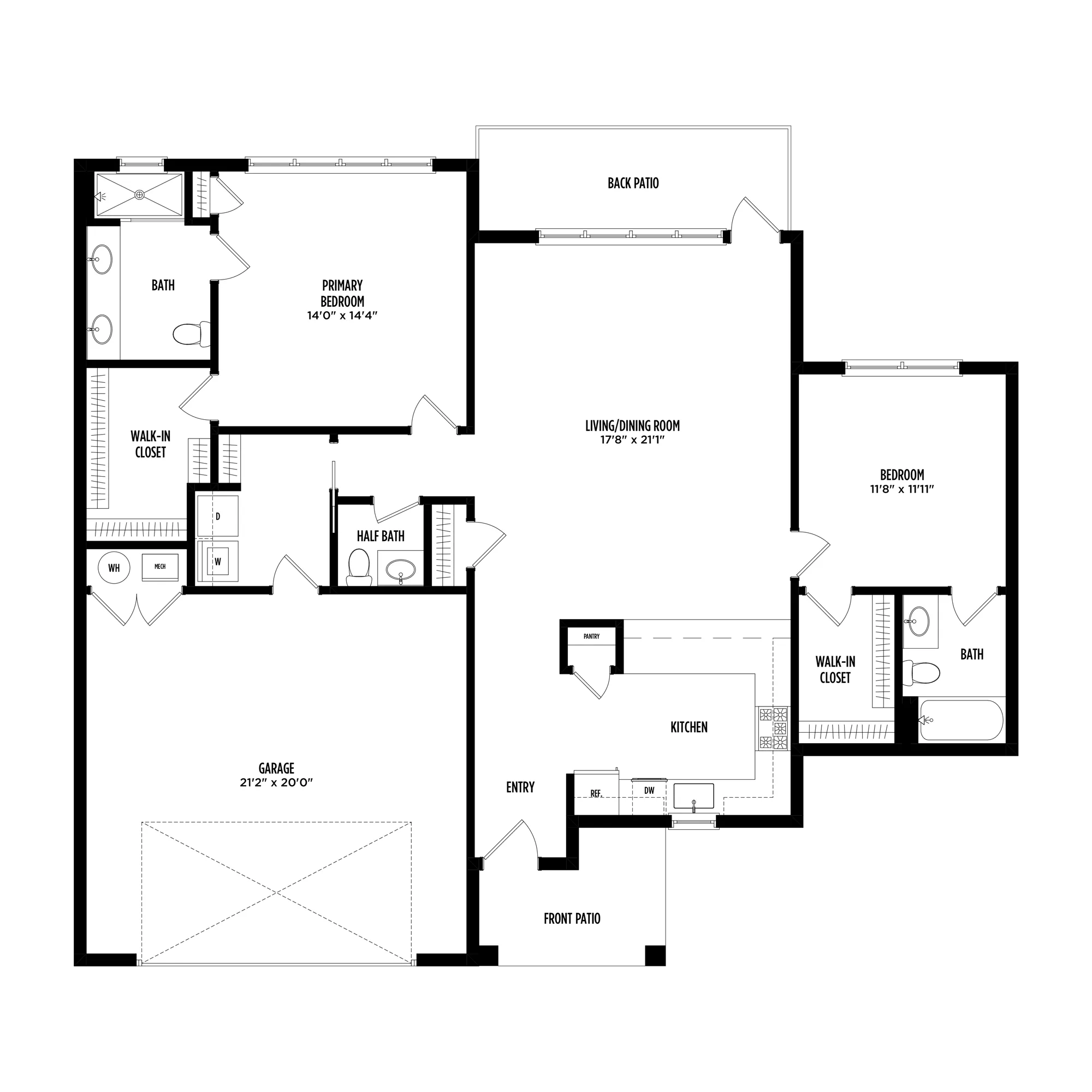 HC Bayberry 2D Floorplan