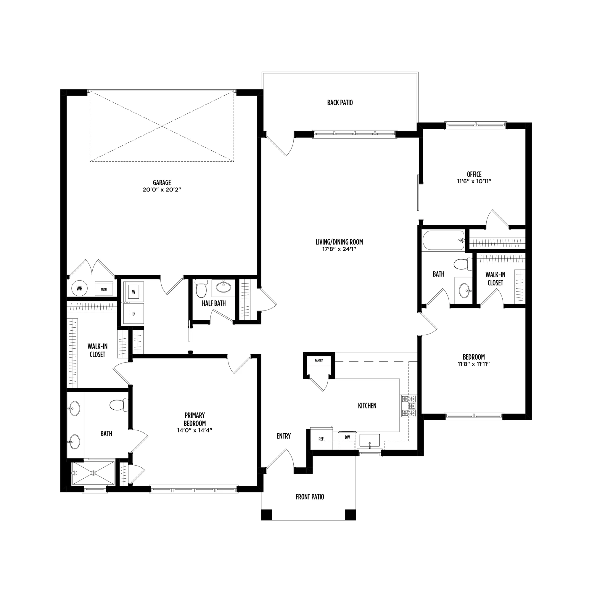 HC Verbena 2D Floorplan
