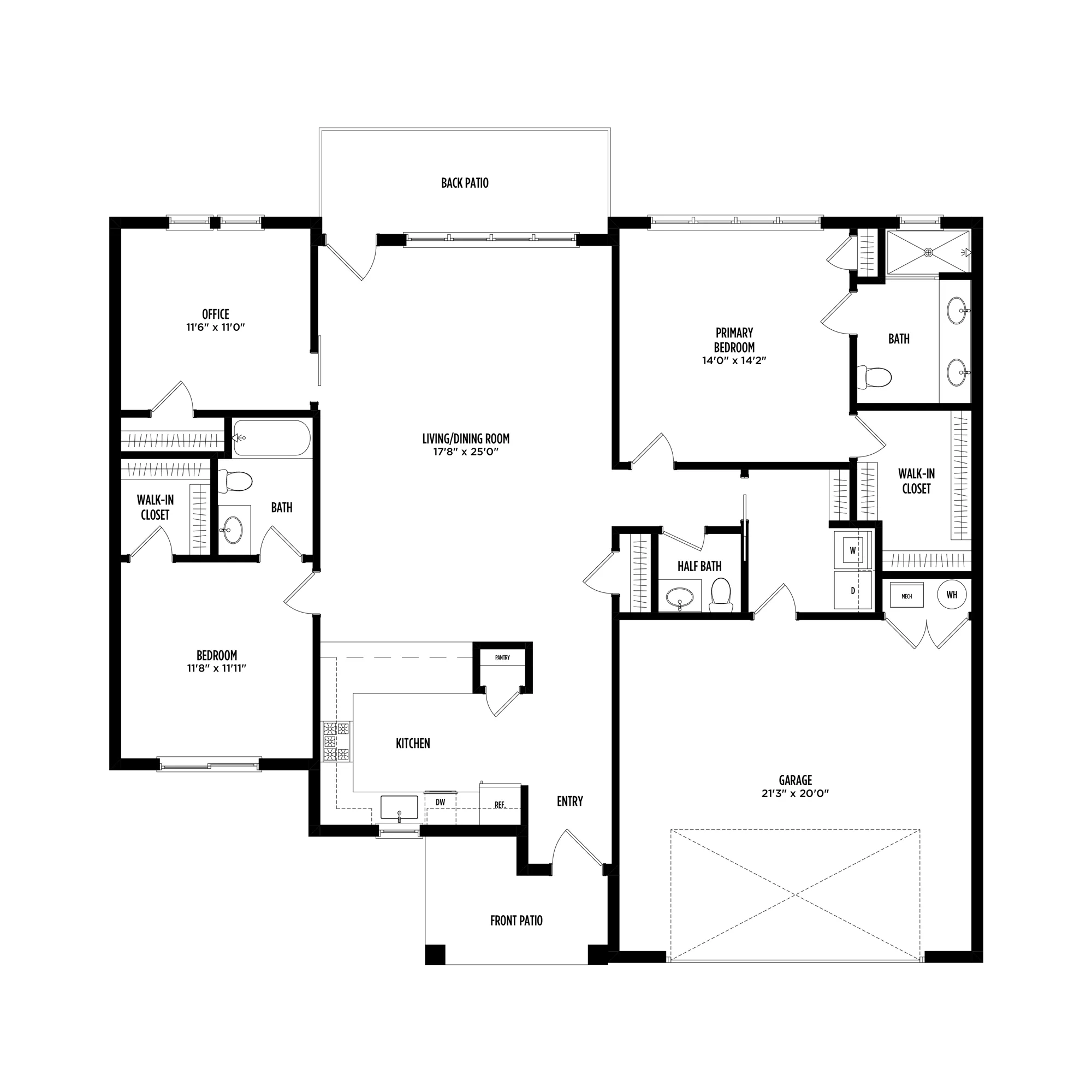 HC Larkspur 2D Floorplan
