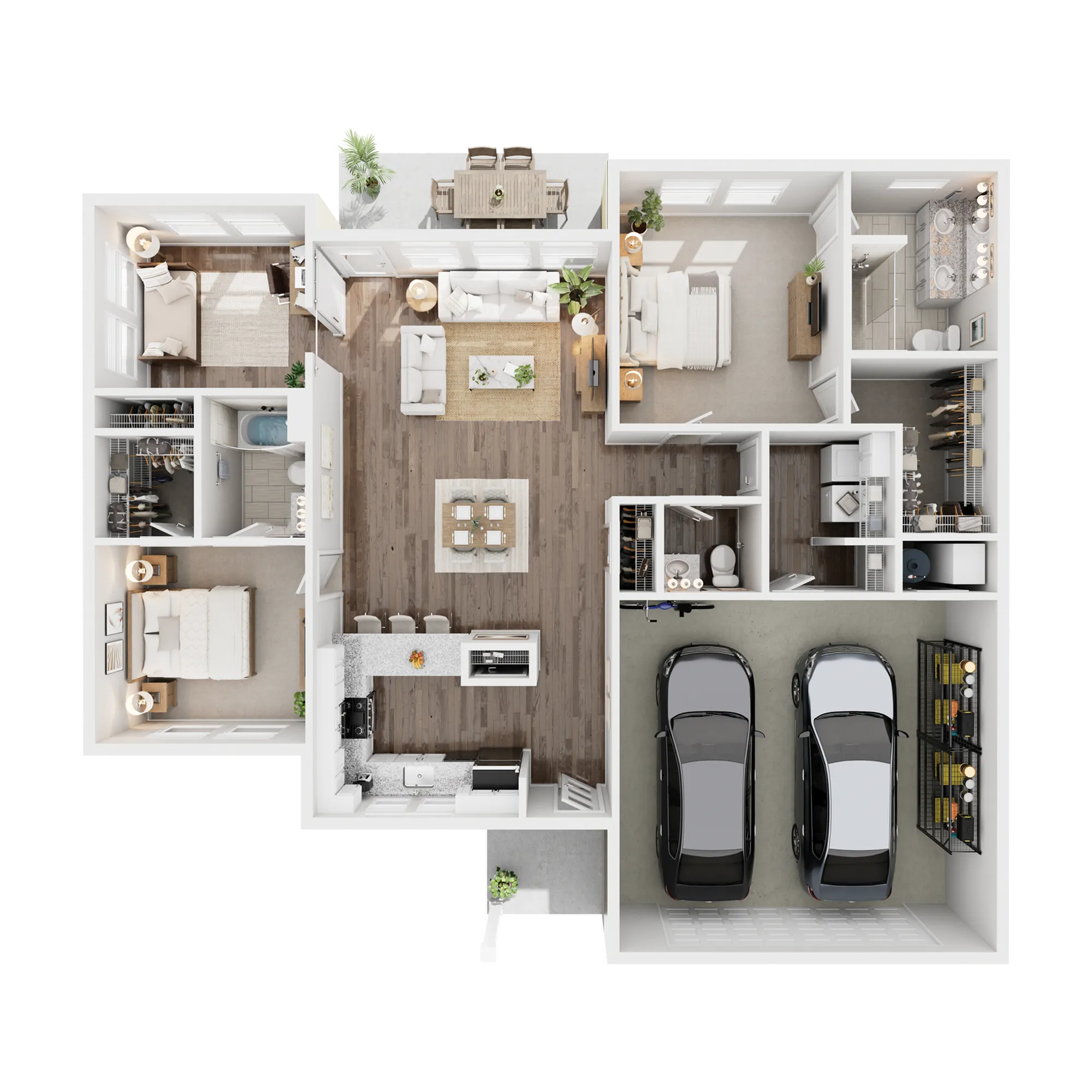 BOC Larkspur 3D Floorplan