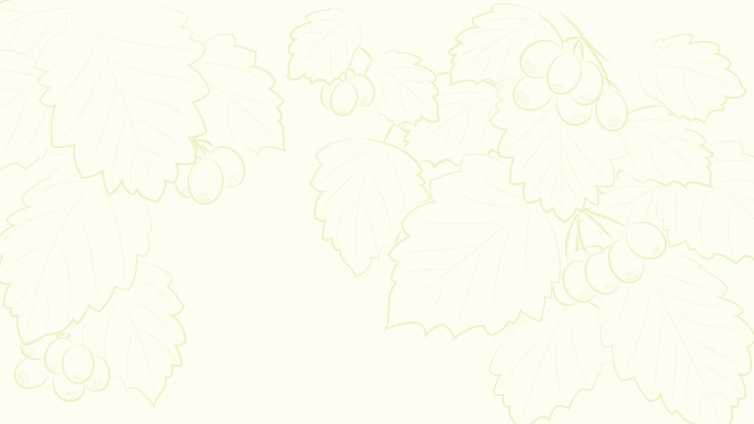 Elegant background with subtly detailed grape leaves and bunches, creating a sophisticated and calming ambiance.