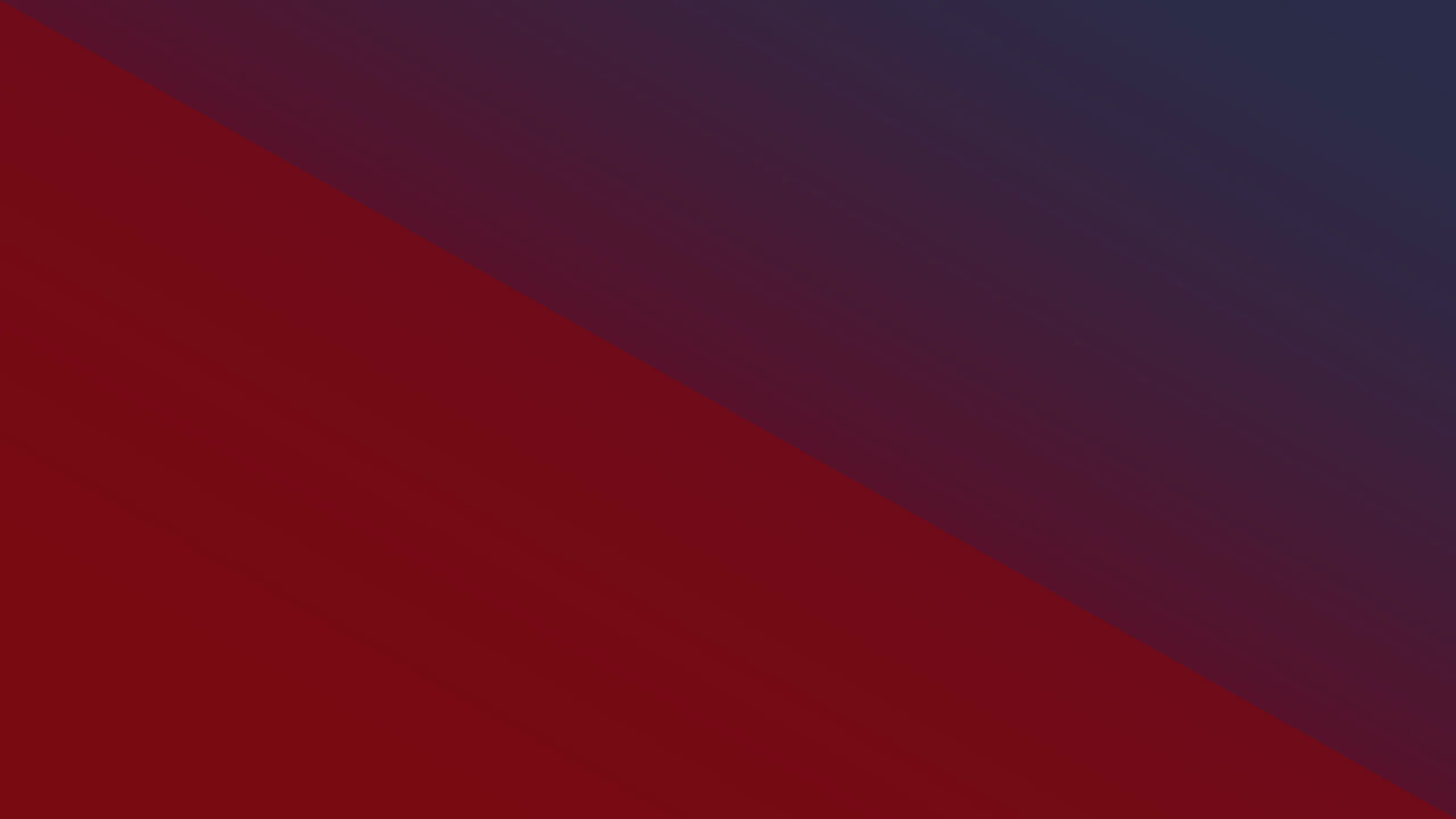 Vibrant abstract design with a bold diagonal gradient from rich red to deep navy, offering a modern and artistic touch.