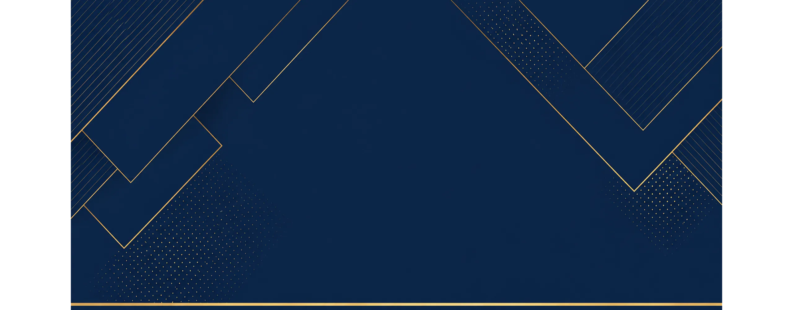 Elegant abstract design with geometric patterns, featuring crisp gold lines on a rich blue background for a sophisticated aesthetic.