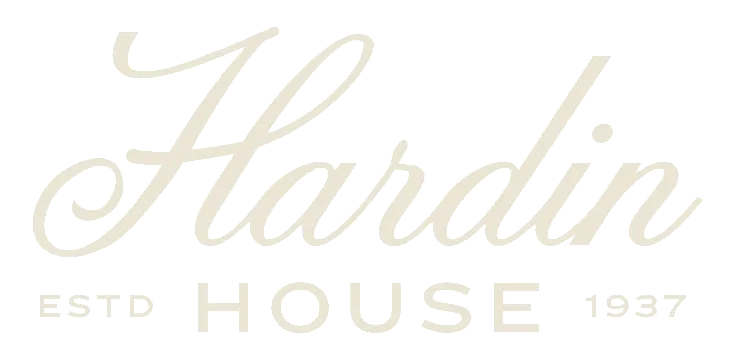 Hardin House Elegant logo design for Hardin House, established in 1937, with classic typography and sophisticated style.