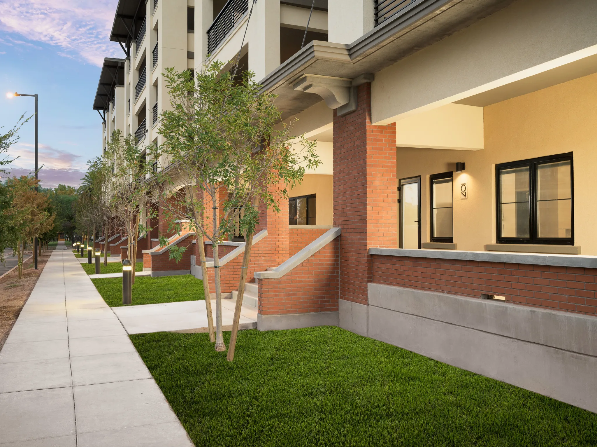 Exterior Resident Entrance