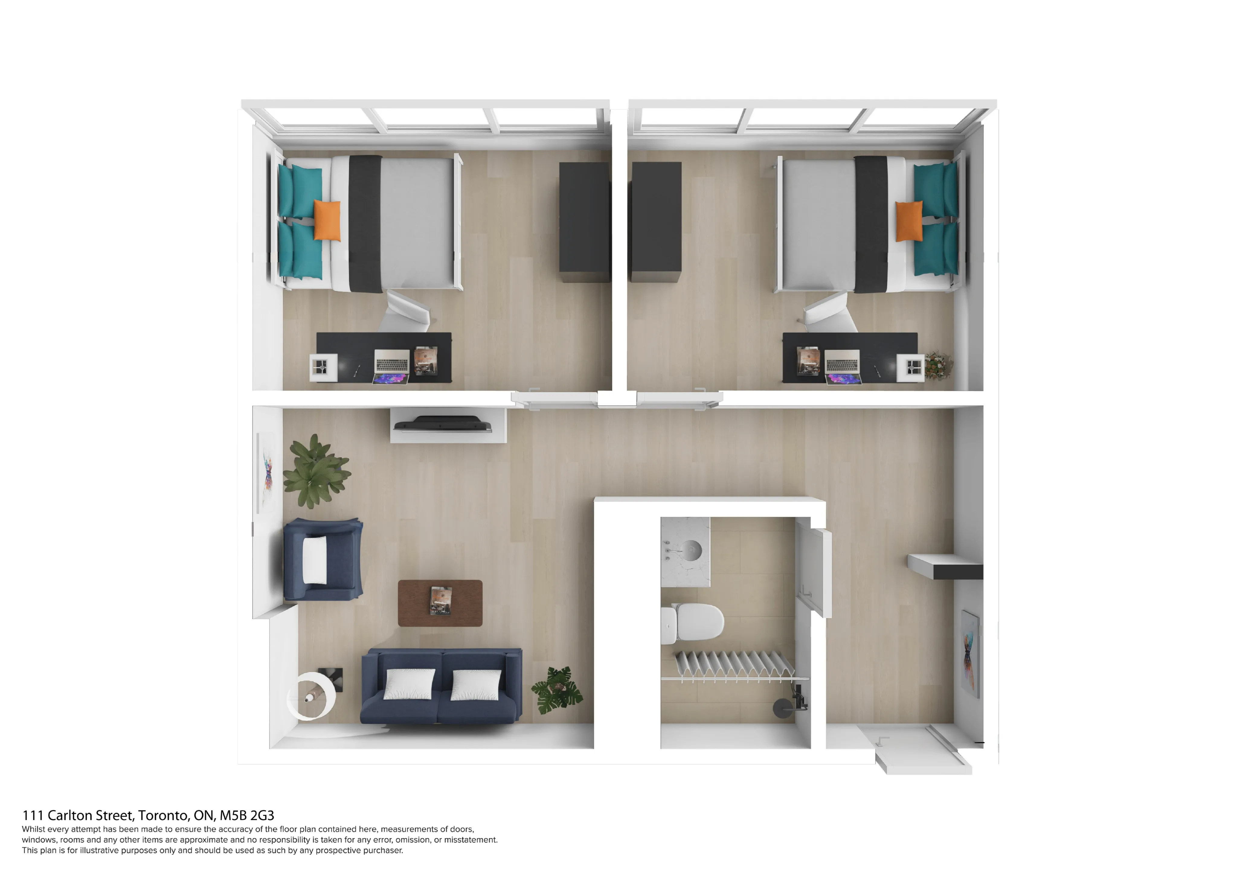 2 Bed Penthouse