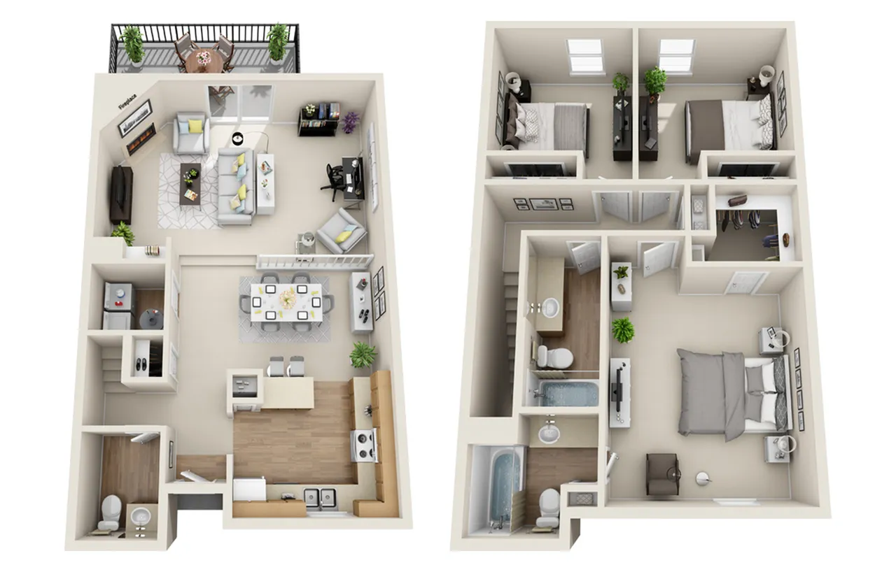 summit 3 bed floor plan