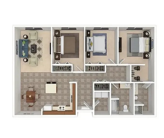 riverside floor plan apartment