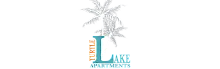 Vibrant Turtle Lake Apartments logo featuring elegant palm tree design, conveying tropical allure and luxurious living.