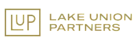 Lake Union Partners logo featuring elegant gold lettering and a modern design.