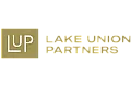 Elegant Lake Union Partners logo in sophisticated gold and white.
