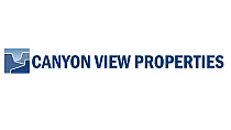 Canyon View Capital Logo Canyon Icon with Orange box around it and blue letters