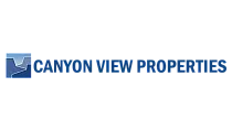 Elegant Canyon View Properties logo with mountain silhouette, symbolizing premium real estate opportunities.