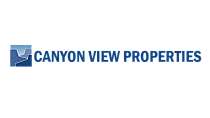 Elegant Canyon View Properties logo illustrating a stylized canyon landscape, representing a prestigious real estate brand.