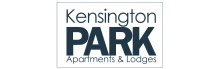 Kensington Park Apartments & Lodges logo, stylish and modern branding for upscale living.