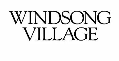 Elegant text logo of Windsong Village.