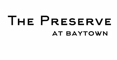 Elegant logo for The Preserve at Baytown, symbolizing luxury and modern living.
