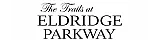 Elegant text logo of The Trails at Eldridge Parkway, showcasing refined typography against a clean background.