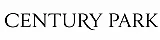Elegant logo design with bold serif font spelling 'CENTURY PARK' in sleek black text.