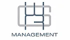 Sleek logo design featuring abstract initials above the word 'Management' in a modern font.