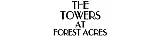 Elegant text logo for 'The Towers at Forest Acres', showcasing modern typography.