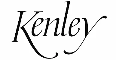 Elegant brand logo featuring the name Kenley in stylish, cursive typography.