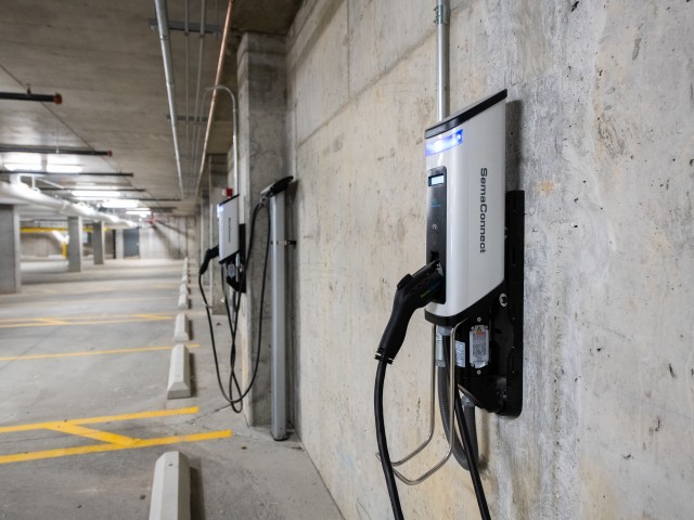 Image of Level 2 Electric Car Charging Spaces for Dwell 2nd Street