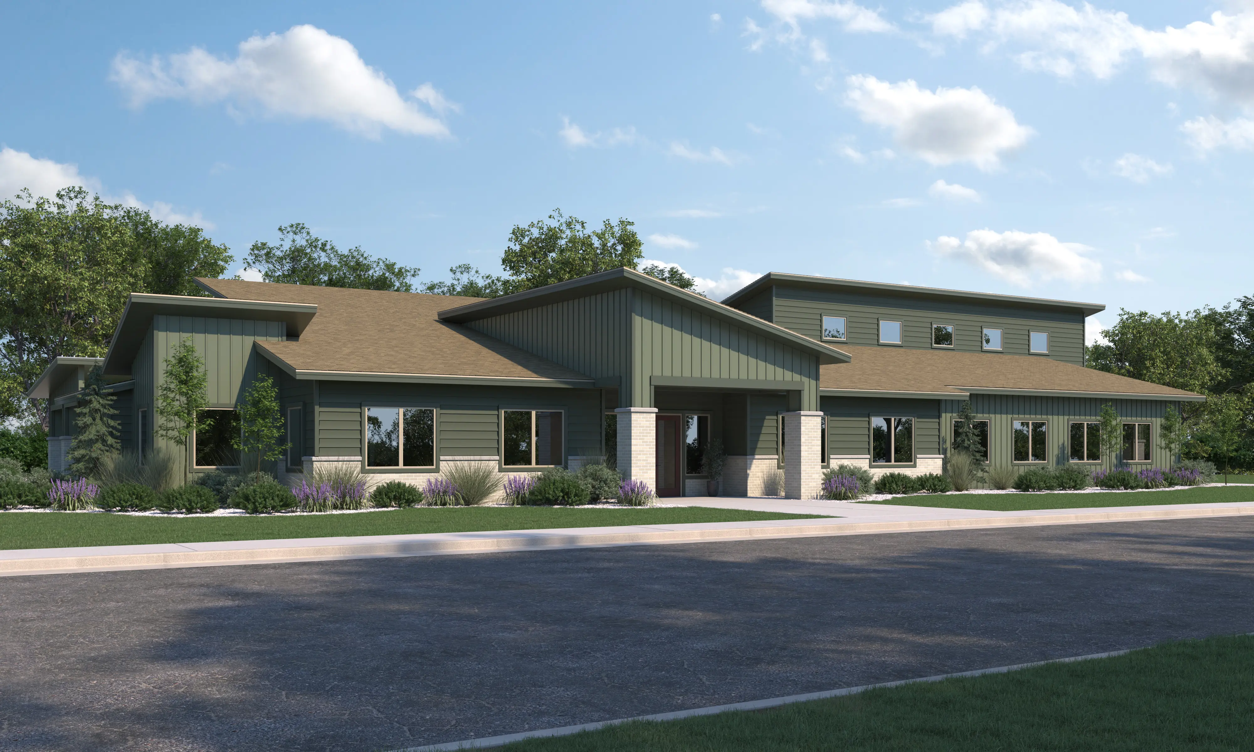 Sage Point Village Clubhouse Rendering