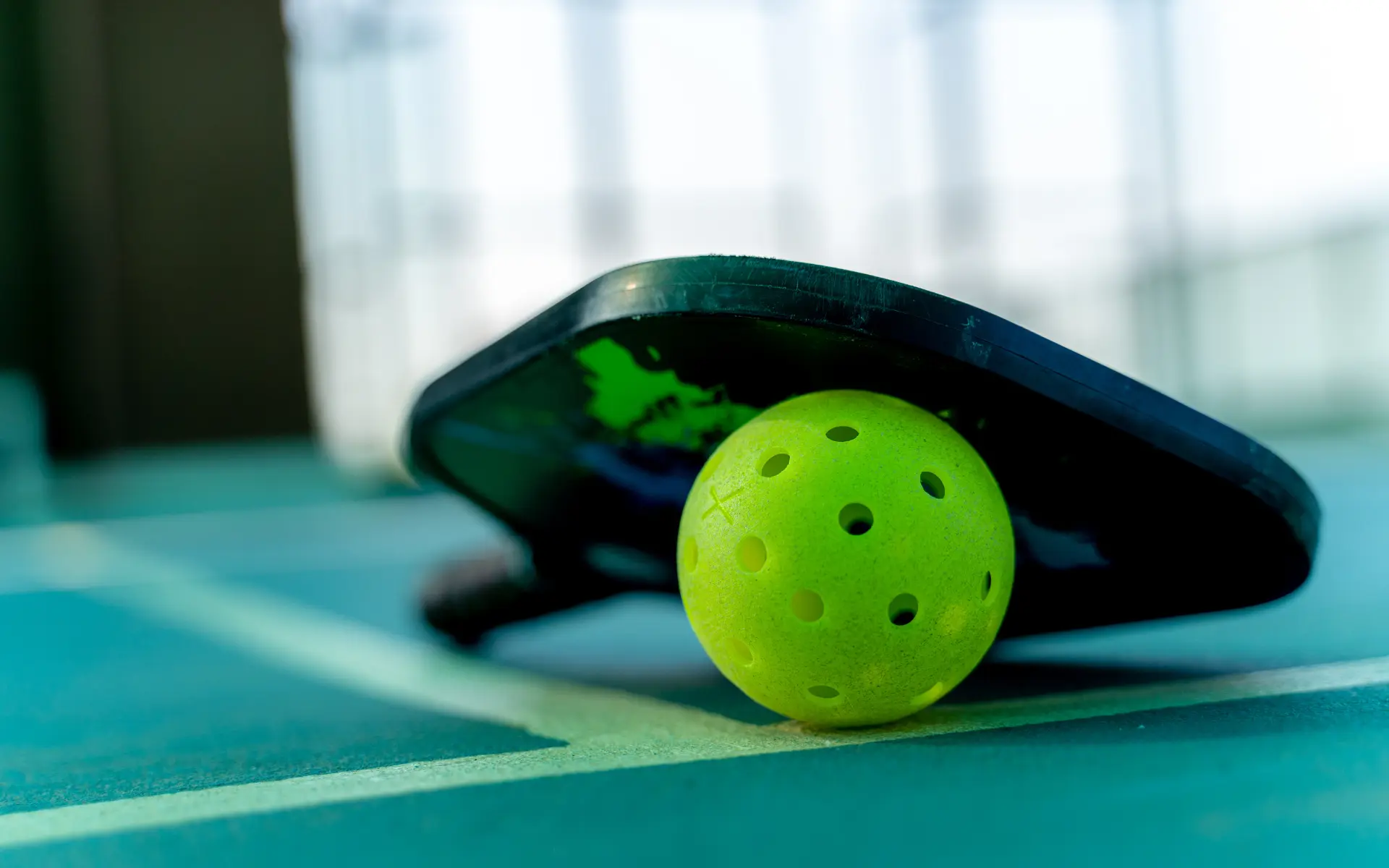 Sage Point Village Indoor Pickleball Stock Image