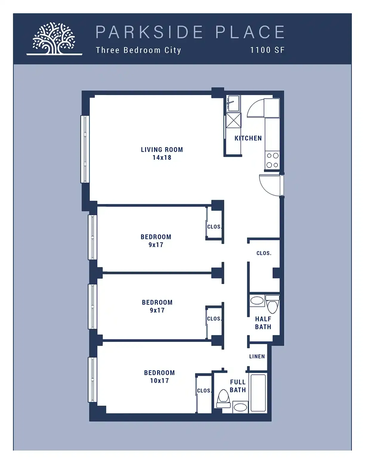 3 Br Floor Plan Layout