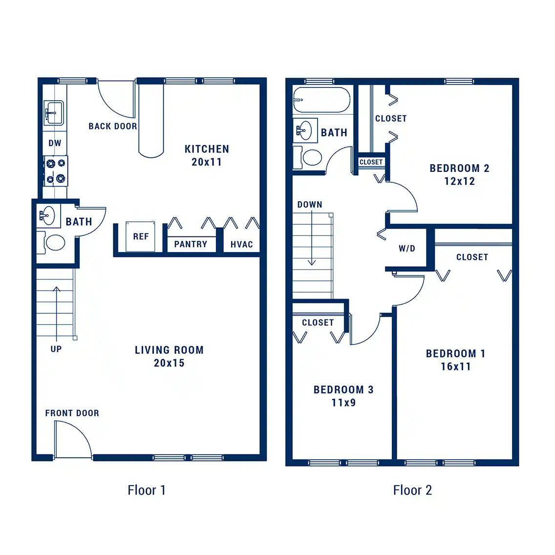 3BR 1.5 Bath C