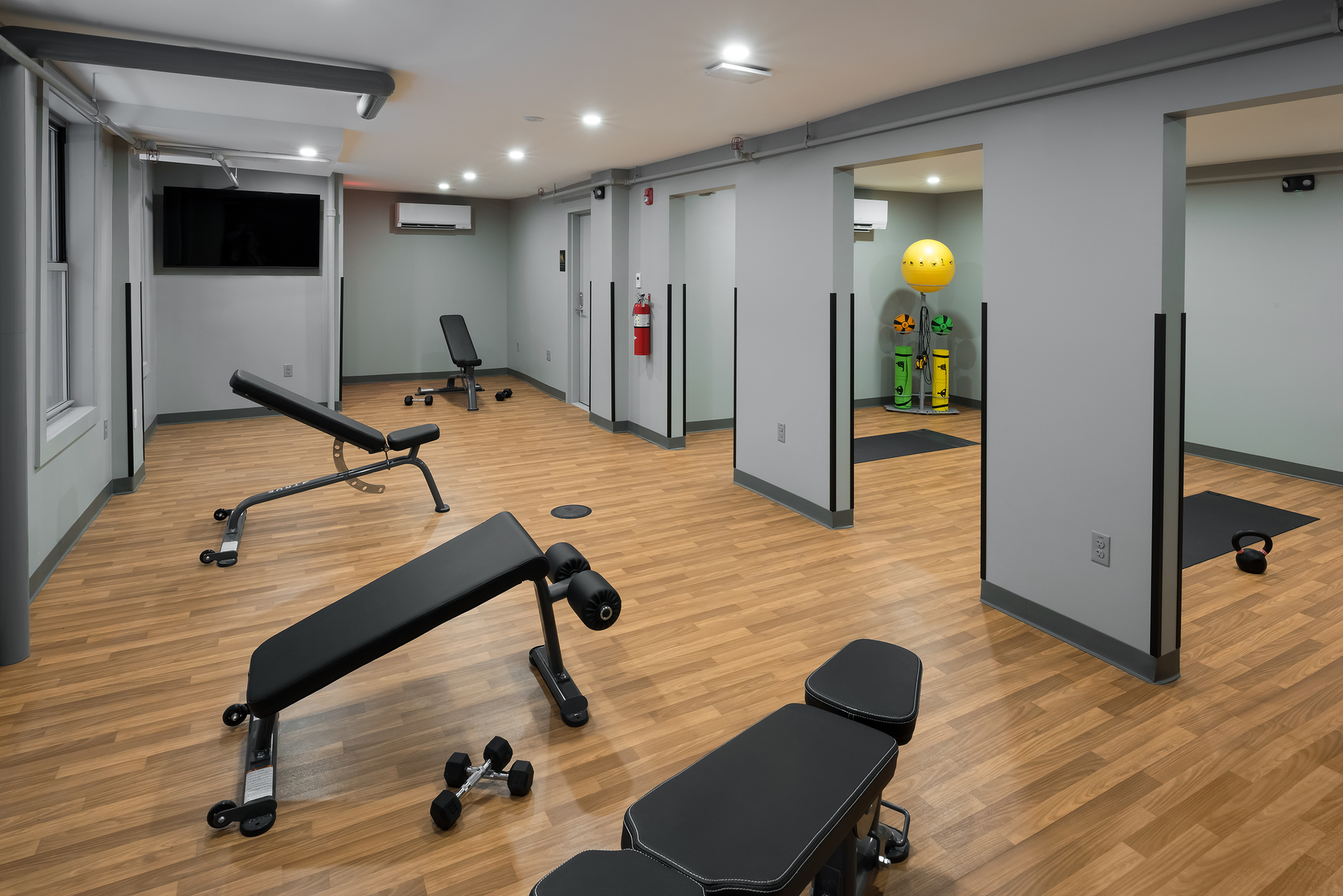 tranquil yoga room