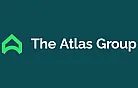 The Atlas Group logo featuring a modern green house icon on a teal background.