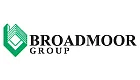 Broadmoor Group logo featuring a stylish green geometric design with bold black text.