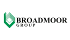 Broadmoor Group logo featuring a modern, geometric design with a vivid green color palette.