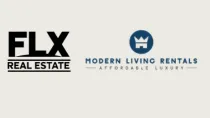 FLX Real Estate and Modern Living Rentals logo featuring a sleek, modern design symbolizing affordable luxury housing solutions.